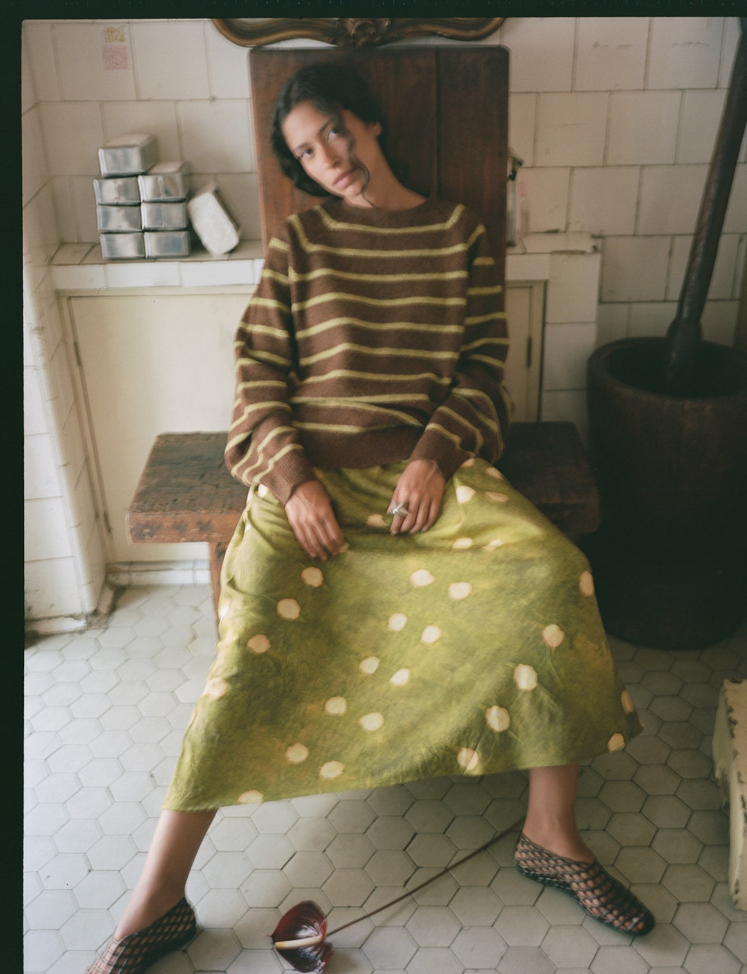 KINGA CSILLA Umore Stripe Knit Jumper
