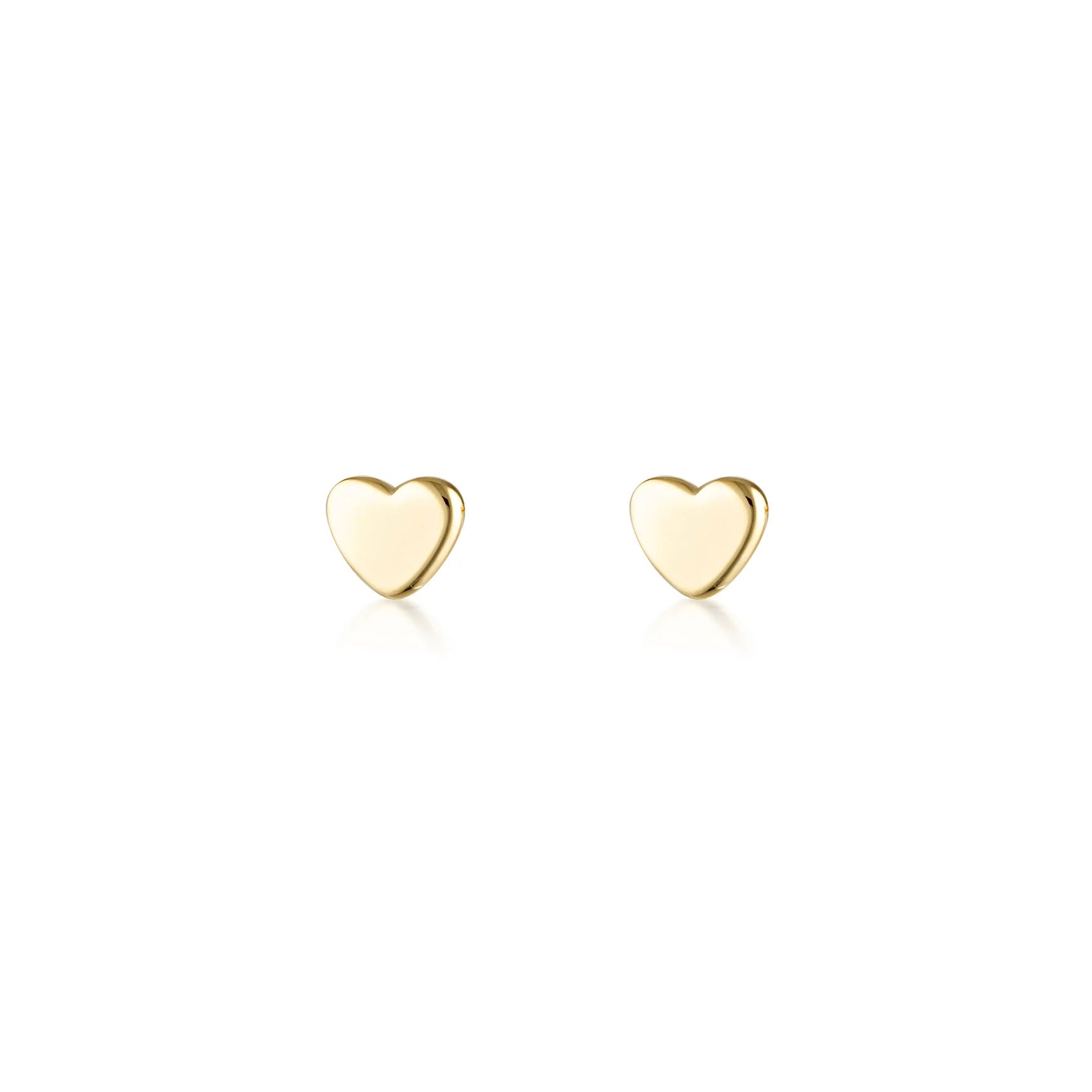 LINDA TAHIJA Micro Heart Stud GOLD
