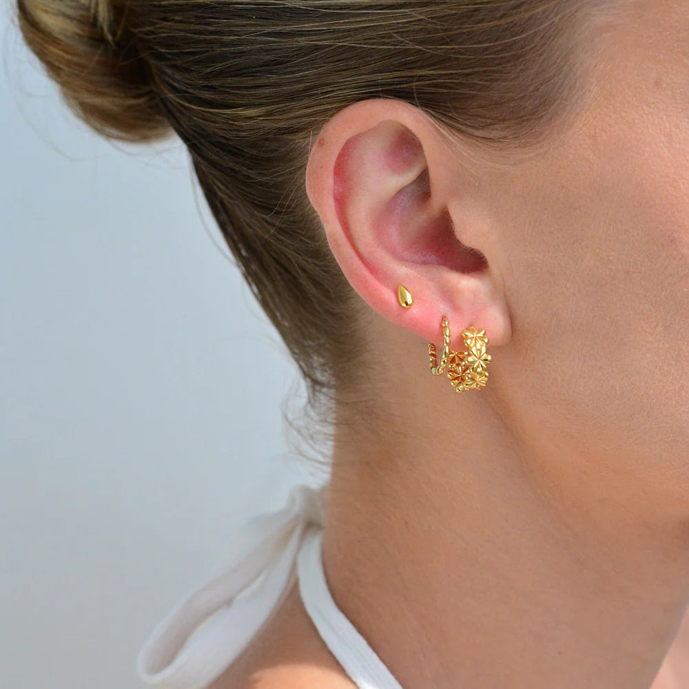 LINDA Petal Stud GOLD