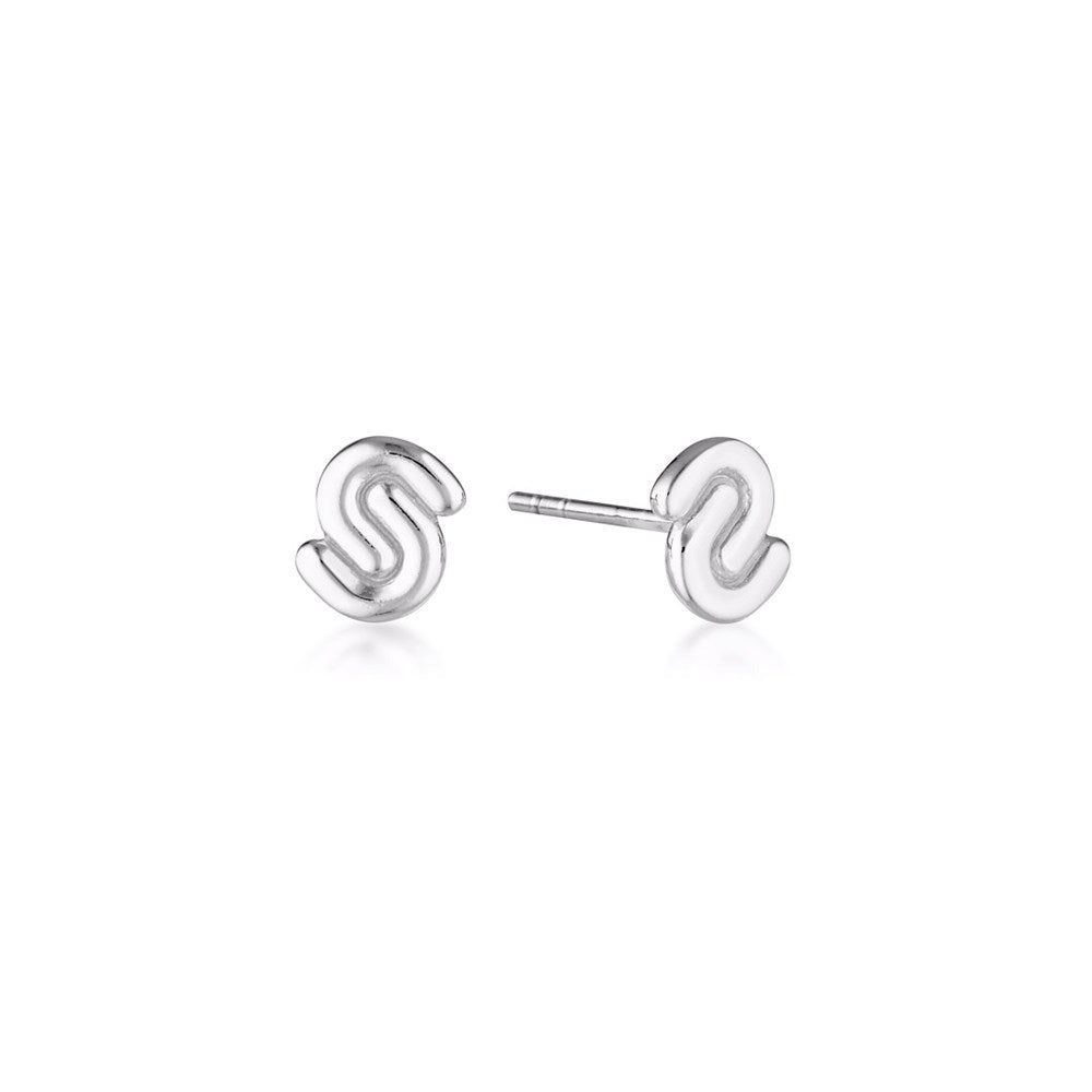 LINDA Two Fold Stud SILVER