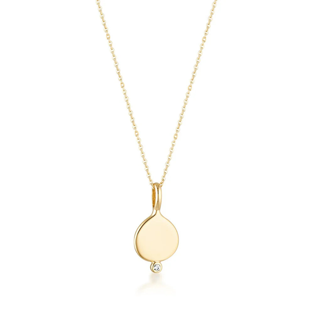 LINDA TAHIJA Field Necklace GOLD