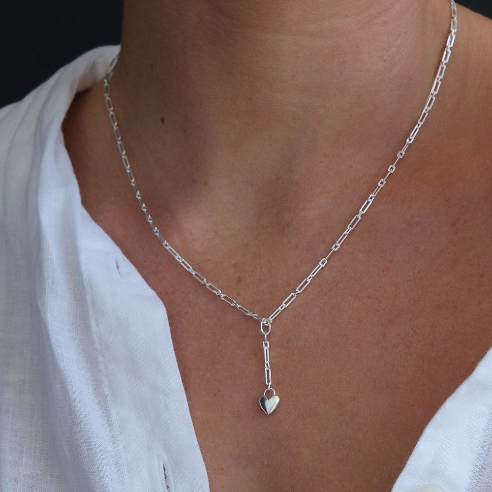 LINDA Requisite Amore Chain Necklace SILVER