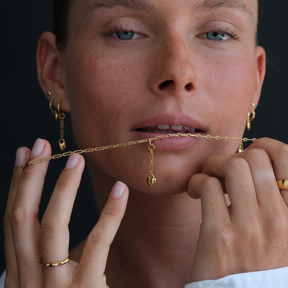 LINDA Requisite Amore Chain Necklace GOLD