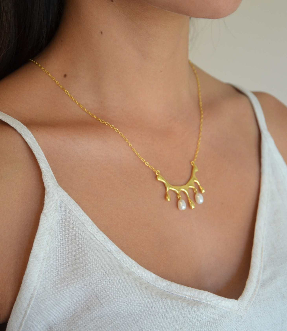PATARA Capri Pearl Cascade Necklace