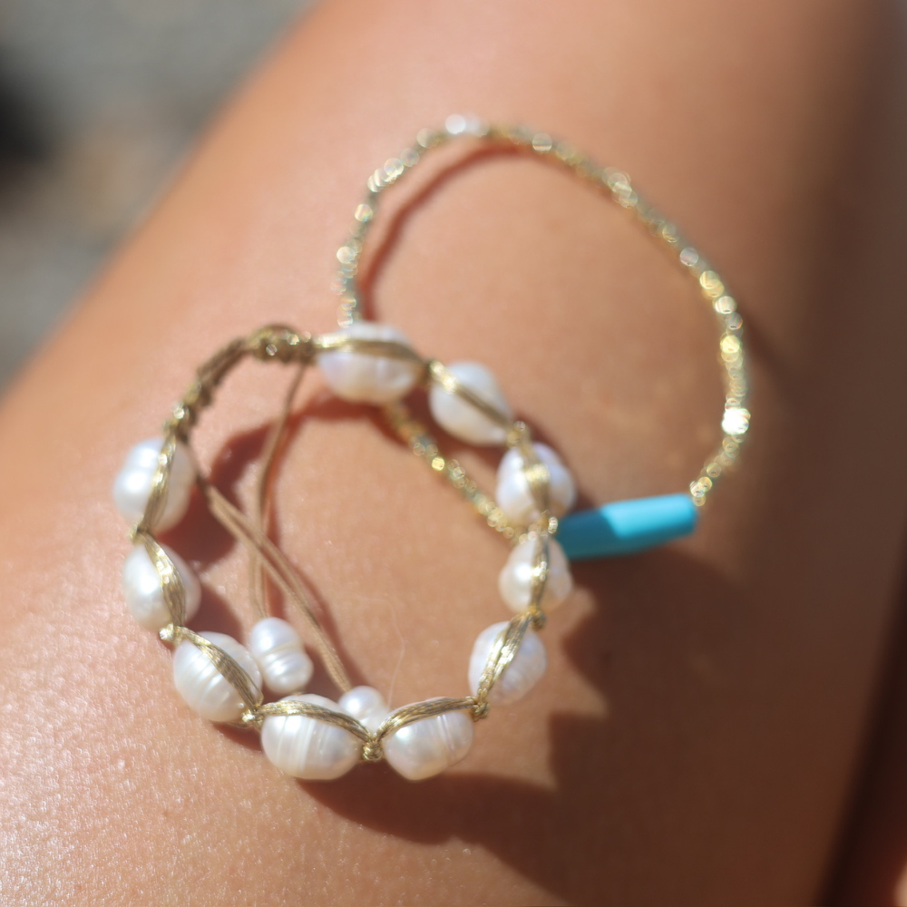 HEI TAI Gold Bracelet HEIDI TURQUOISE