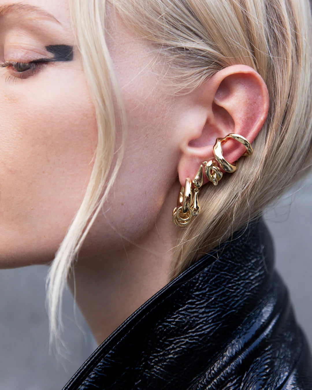 F+H Knot Studs GOLD