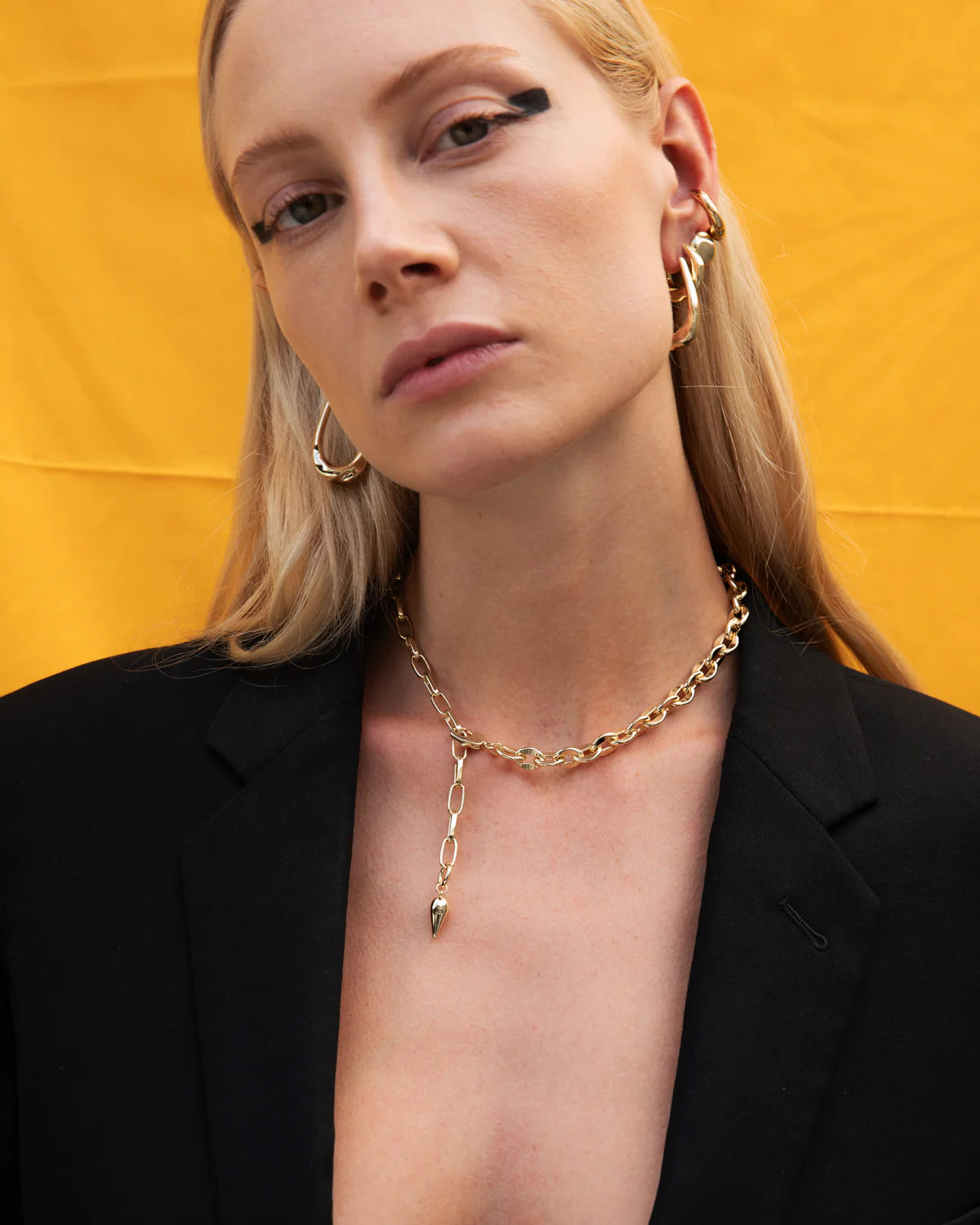 F+H Juxtapose Necklace GOLD