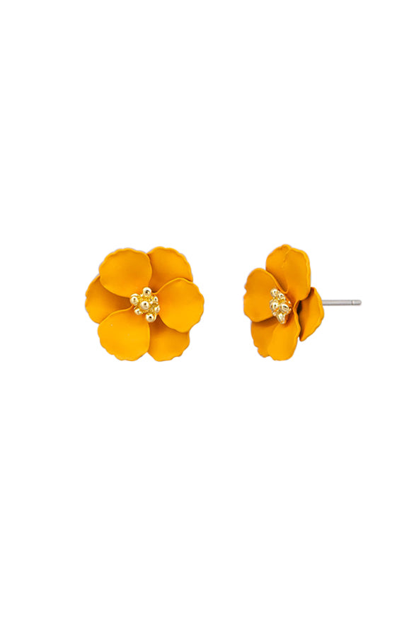 Pansy Earrings LIGHT ORANGE