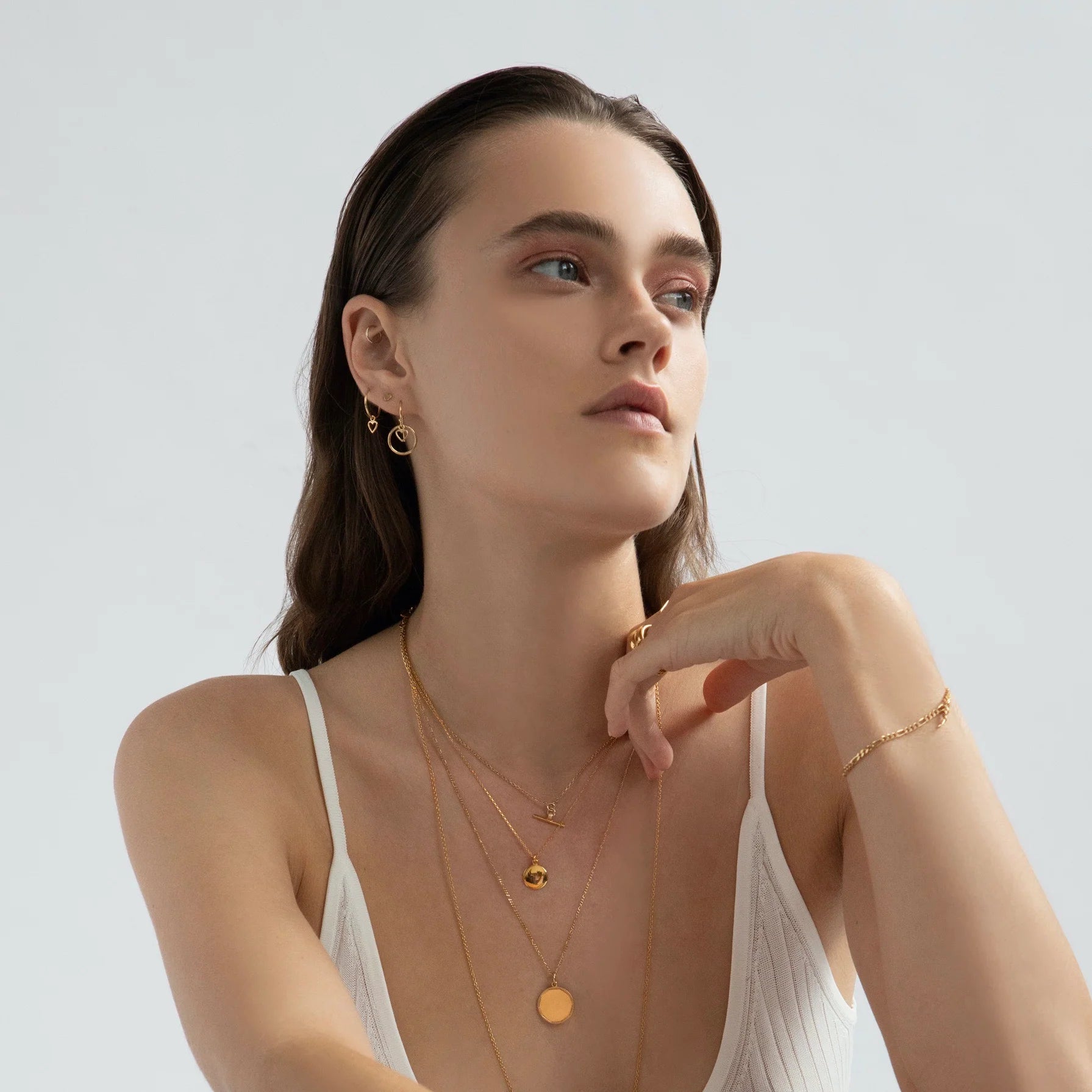 LT - Micro Heart Stud - SILVER