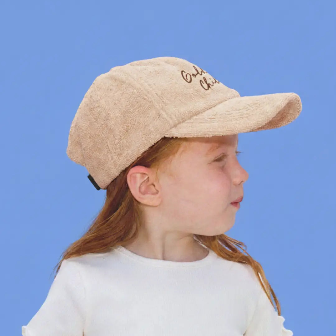 GOLDEN CHILD Terry Towelling Cap SAND