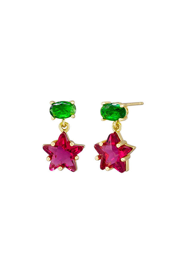 Christmas Crystal Star RED