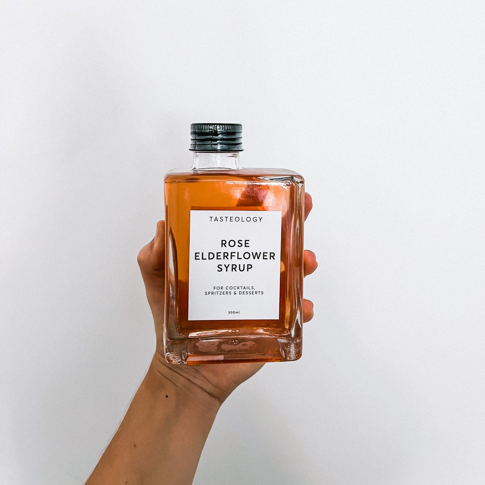 TASTEOLOGY Rose & Elderflower Syrup