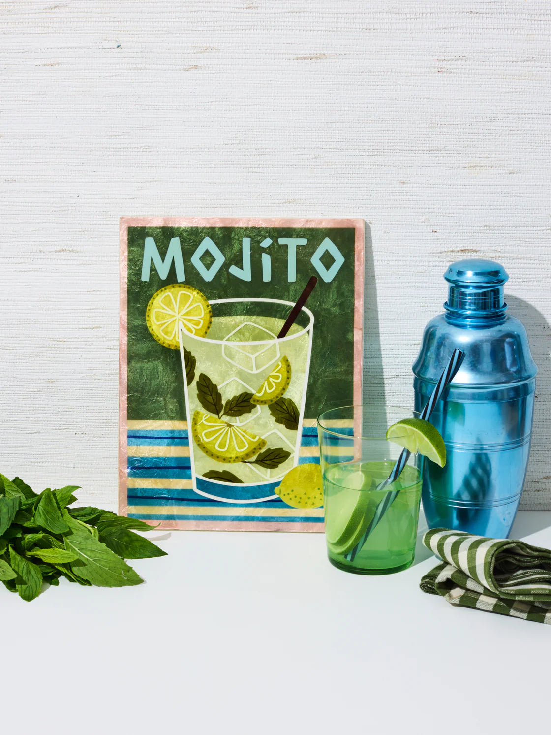 JONES & CO Happy Hour Mojito Tile