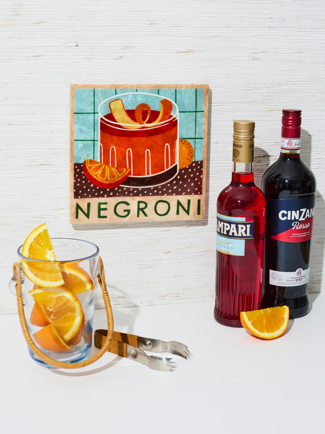 JONES & CO Happy Hour Negroni Tile