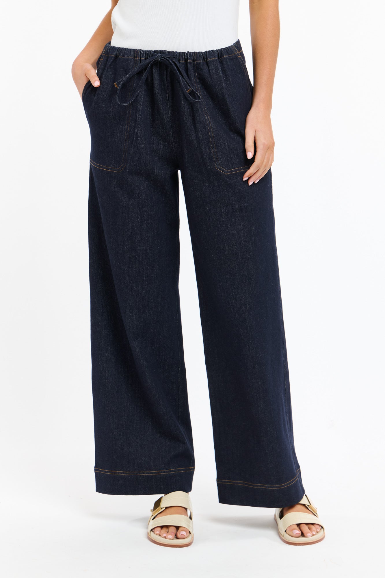365 DAYS Misha Drawcord Pant DENIM