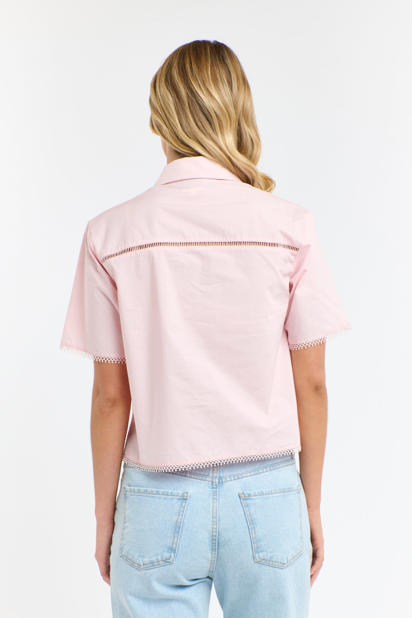 365 DAYS Picnic Pocket Shirt BLUSH
