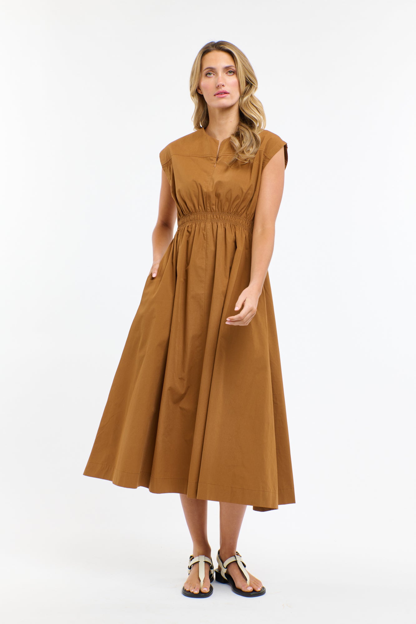 365 DAYS Cooper Cotton Dress BUTTERSCOTCH