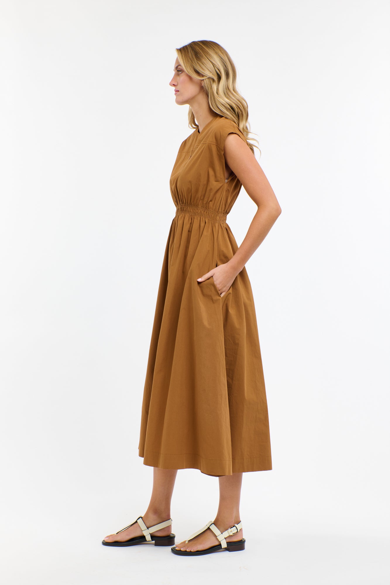 365 DAYS Cooper Cotton Dress BUTTERSCOTCH