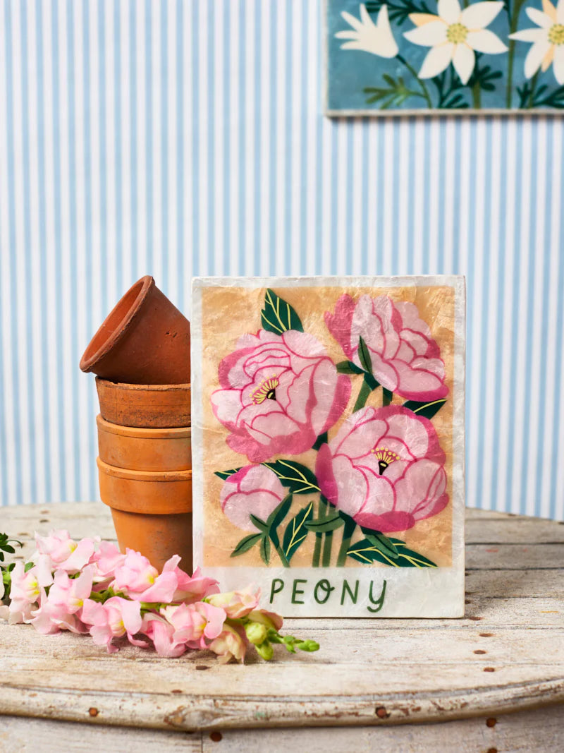 JONES & CO Market Wall Art PEONY
