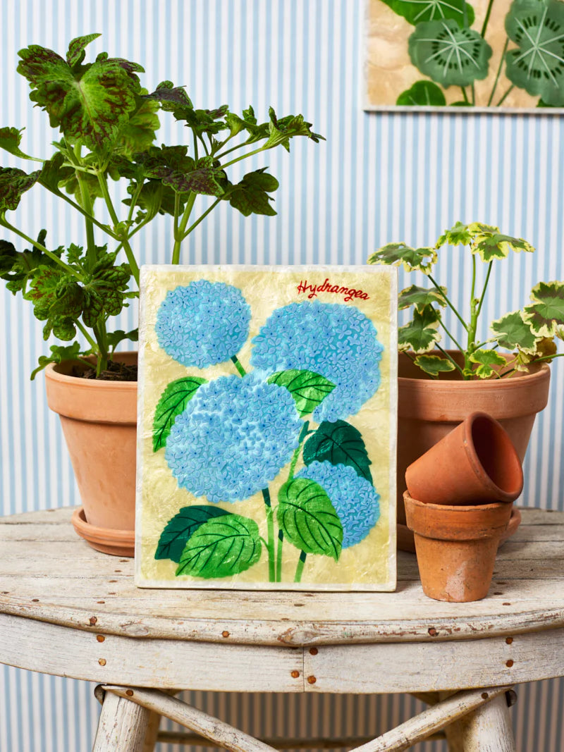 JONES & CO Market Wall Art HYDRANGEA
