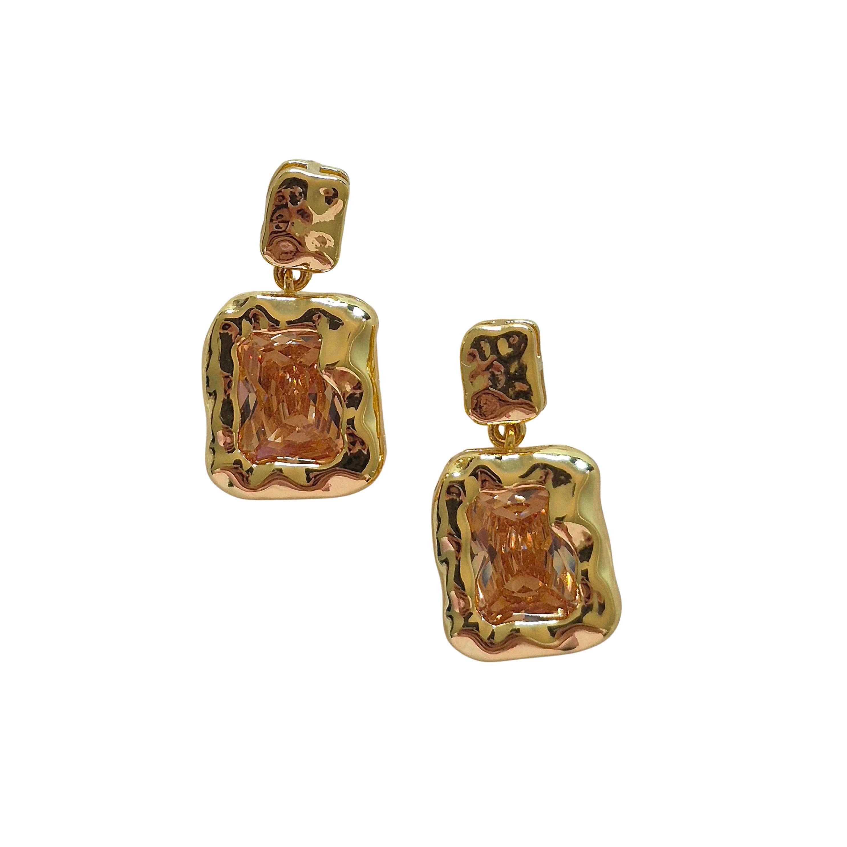 Bougie Gem Earring PINK
