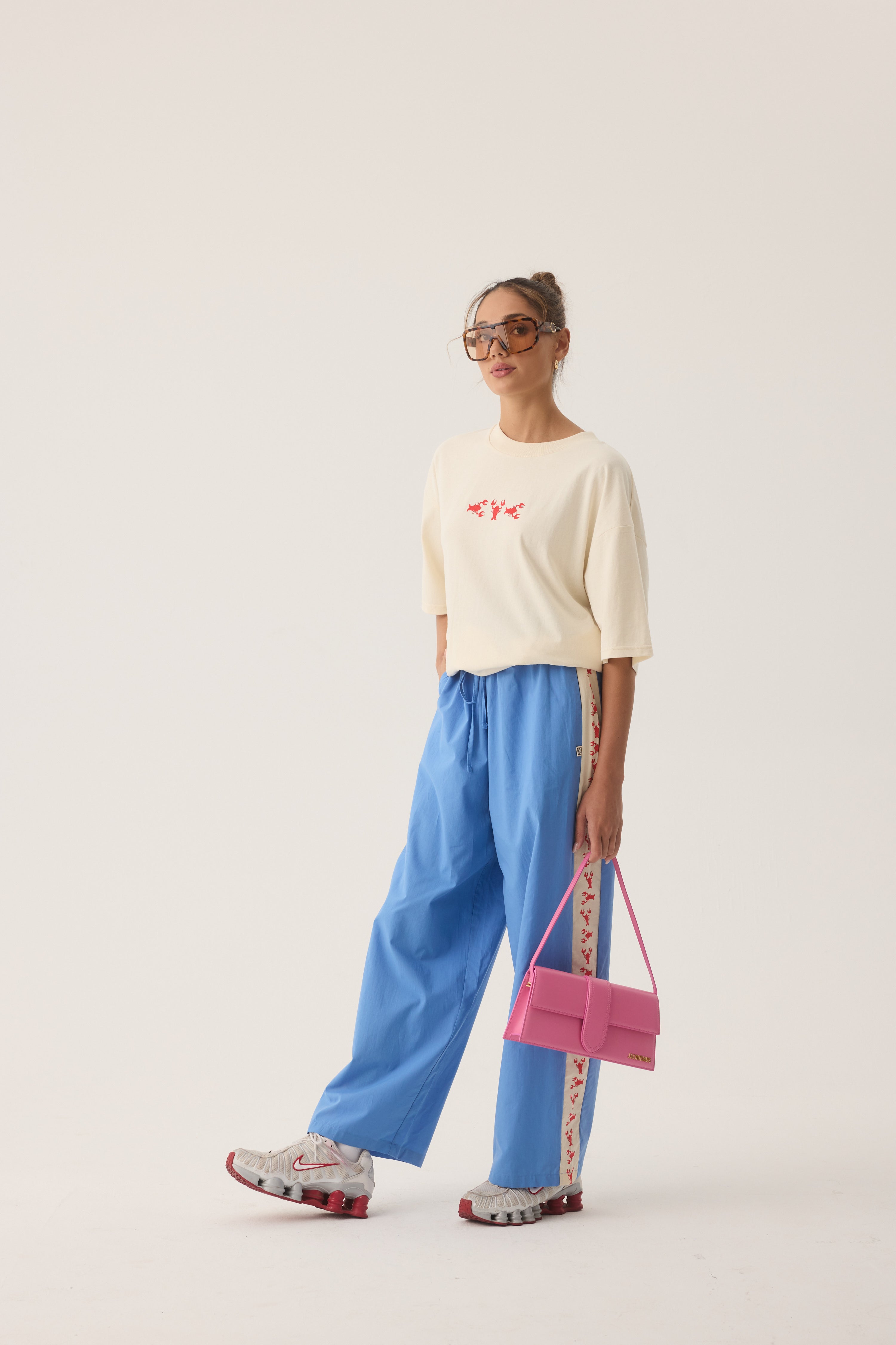AJ Lobster Oversized Tee NATURAL