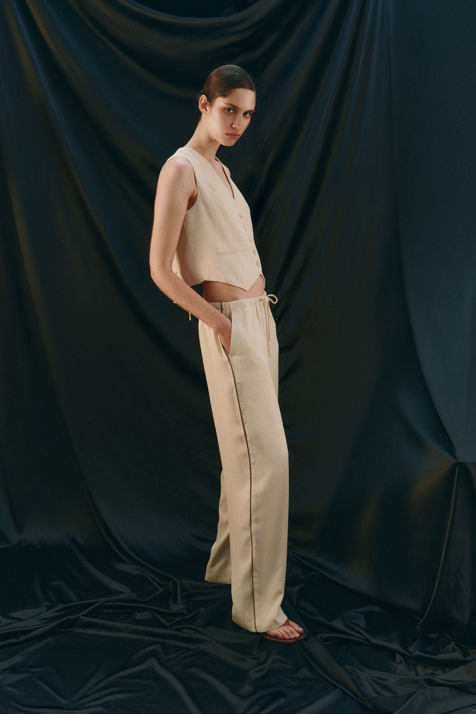 NUDE LUCY Garcia Vest CHAMOMILE