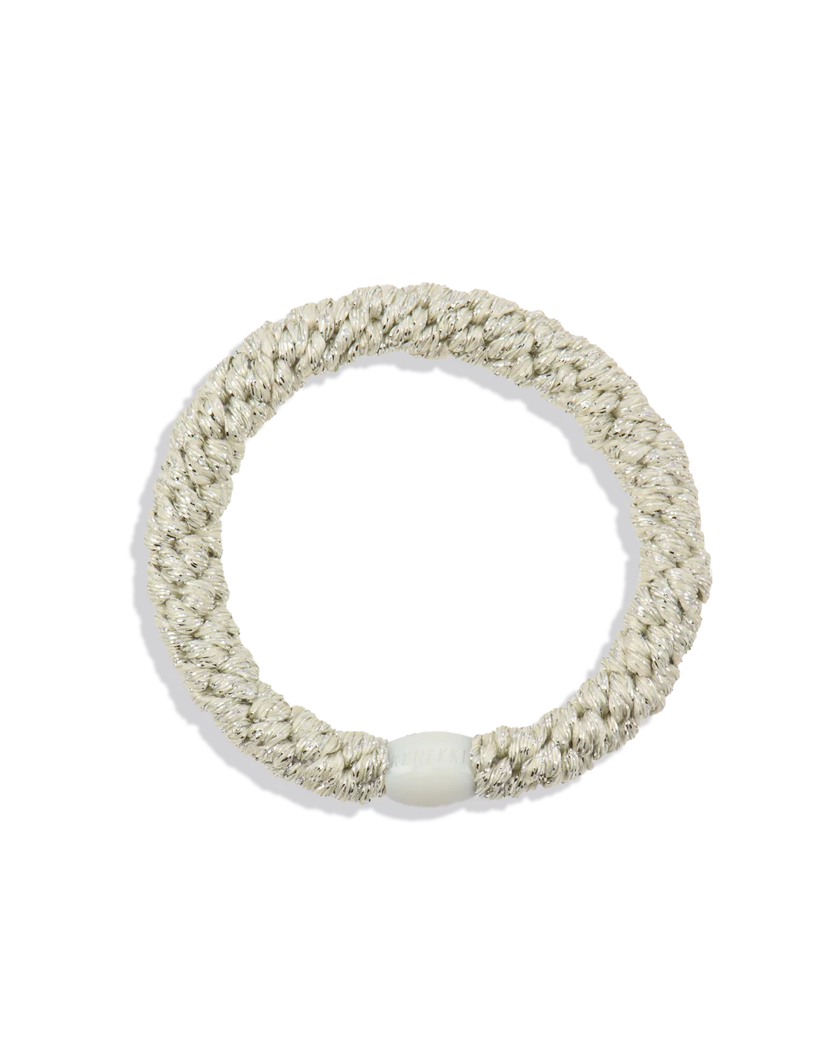 KKNEKKI Original Hair Tie IVORY GLITTER