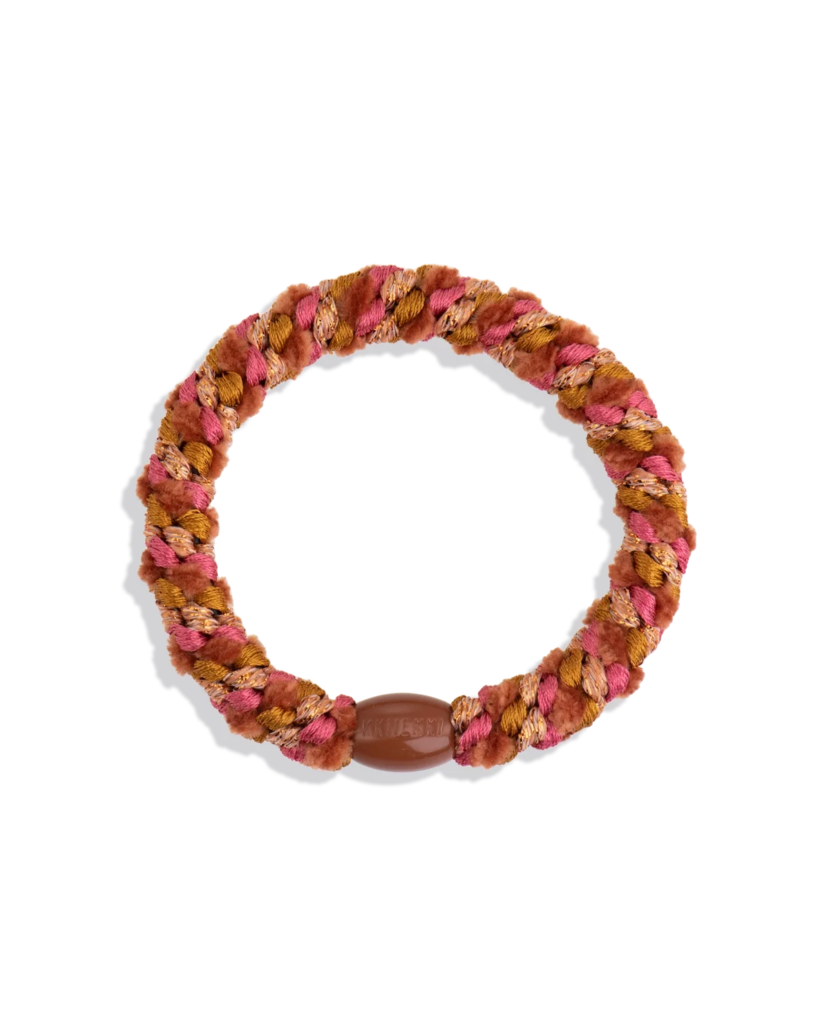 KKNEKKI Original Hair Tie TERACOTTA RASBERRY GLITTER