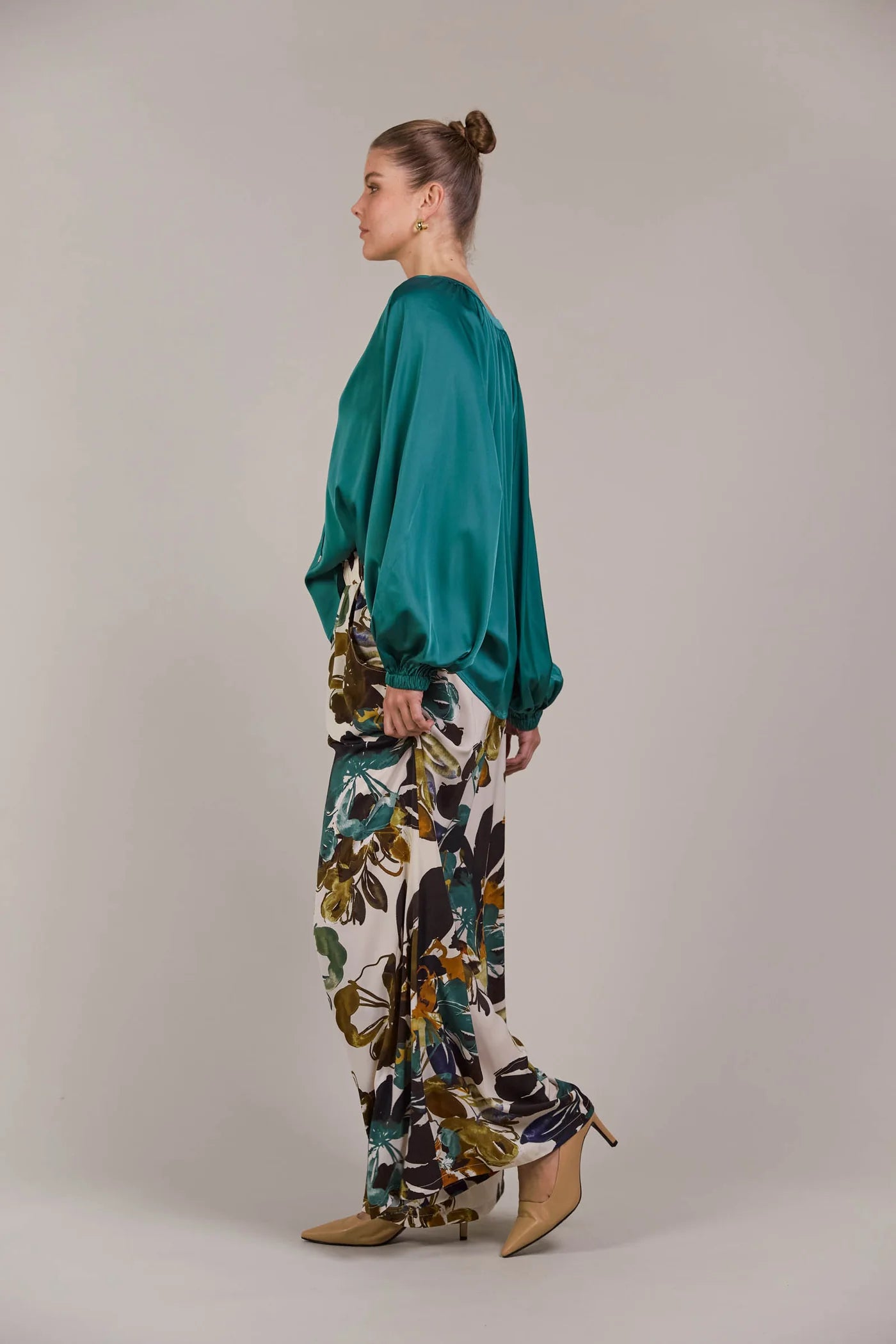 EB&IVE Ivy Blouse TEAL