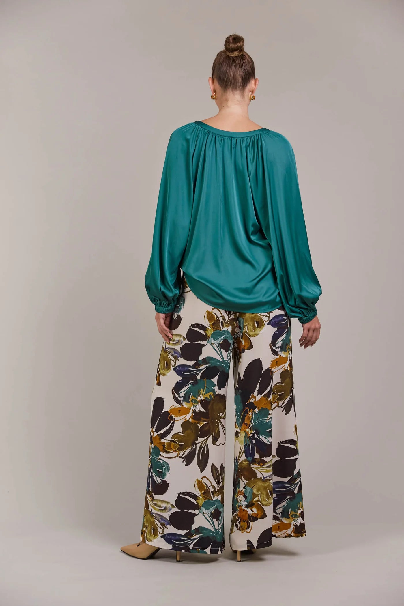 EB&IVE Ivy Blouse TEAL