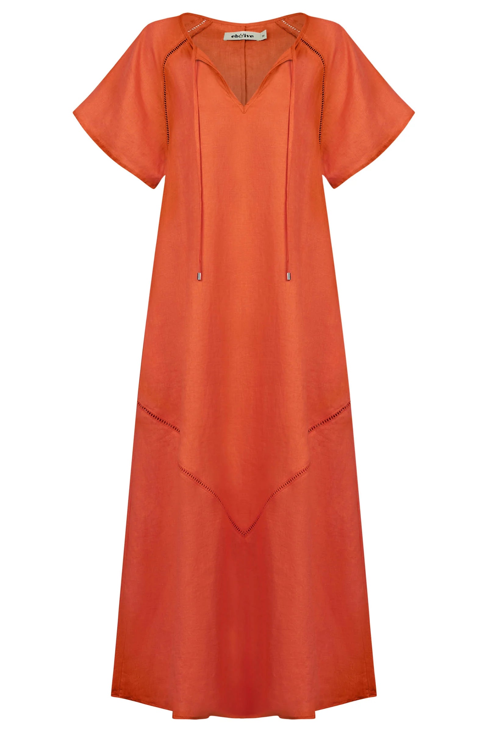 EB & IVE Miramar Maxi Dress CORAL