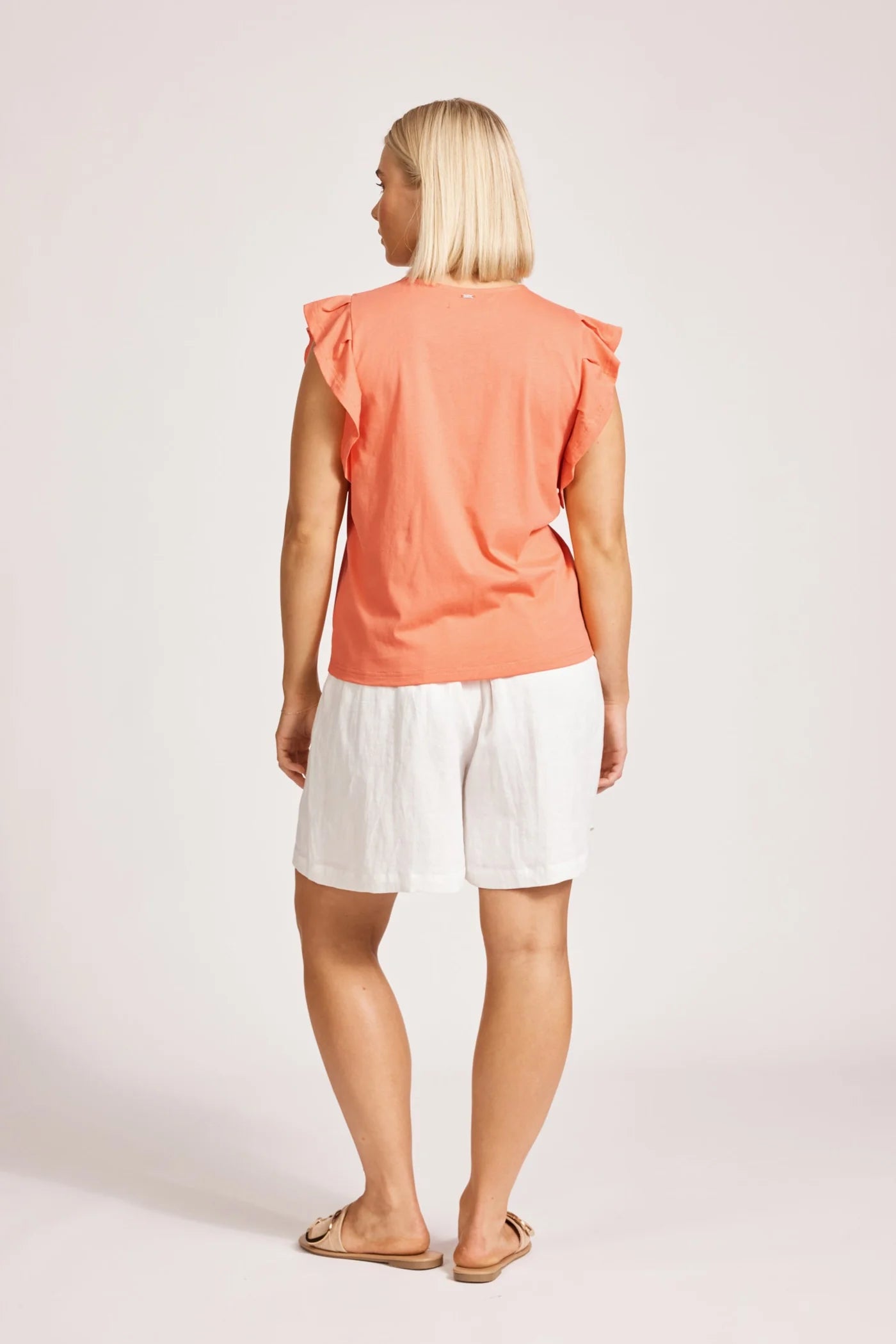 EB & IVE Francia Frill Tank CORAL