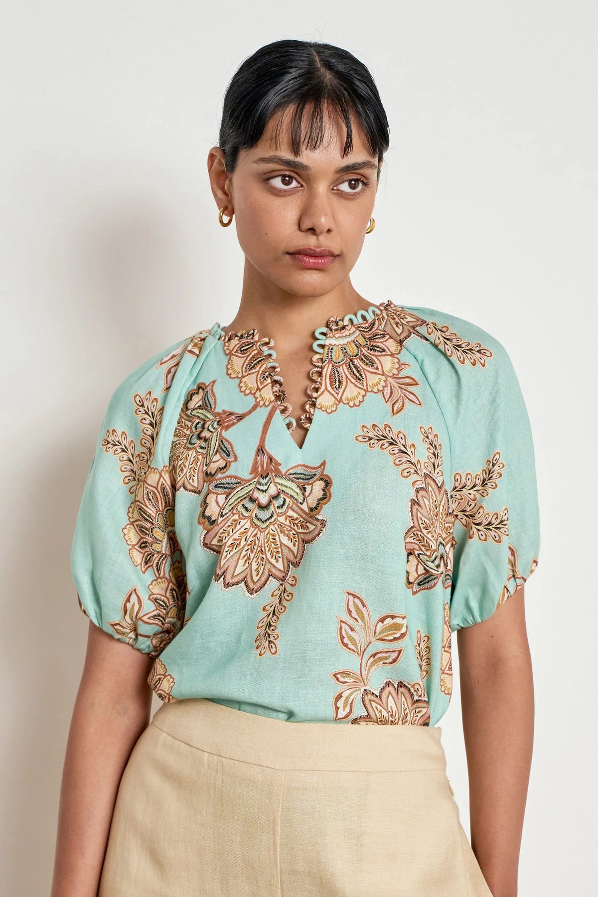 ZOE KRATZMANN Perceive Top MINT KGARI