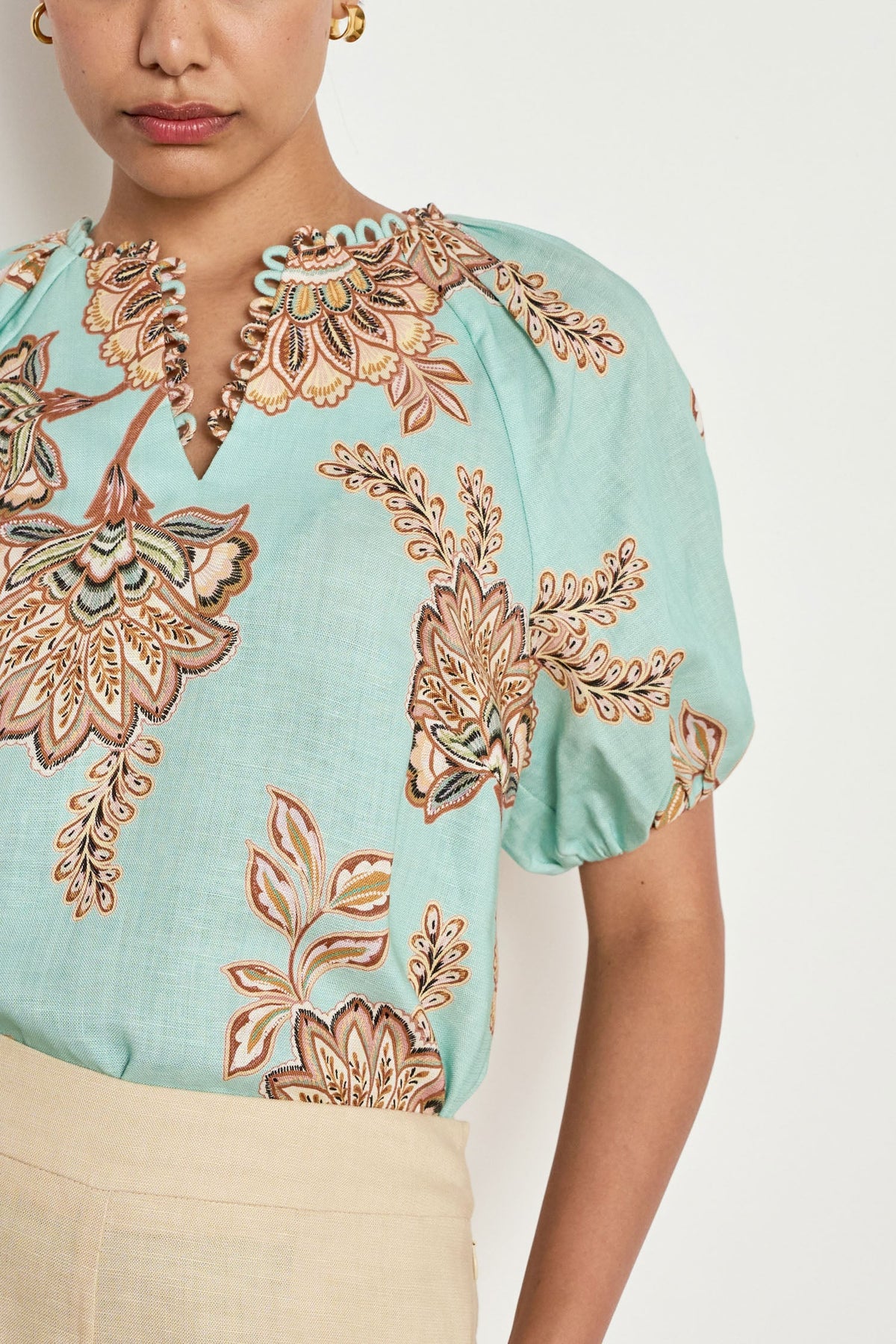 ZOE KRATZMANN Perceive Top MINT KGARI
