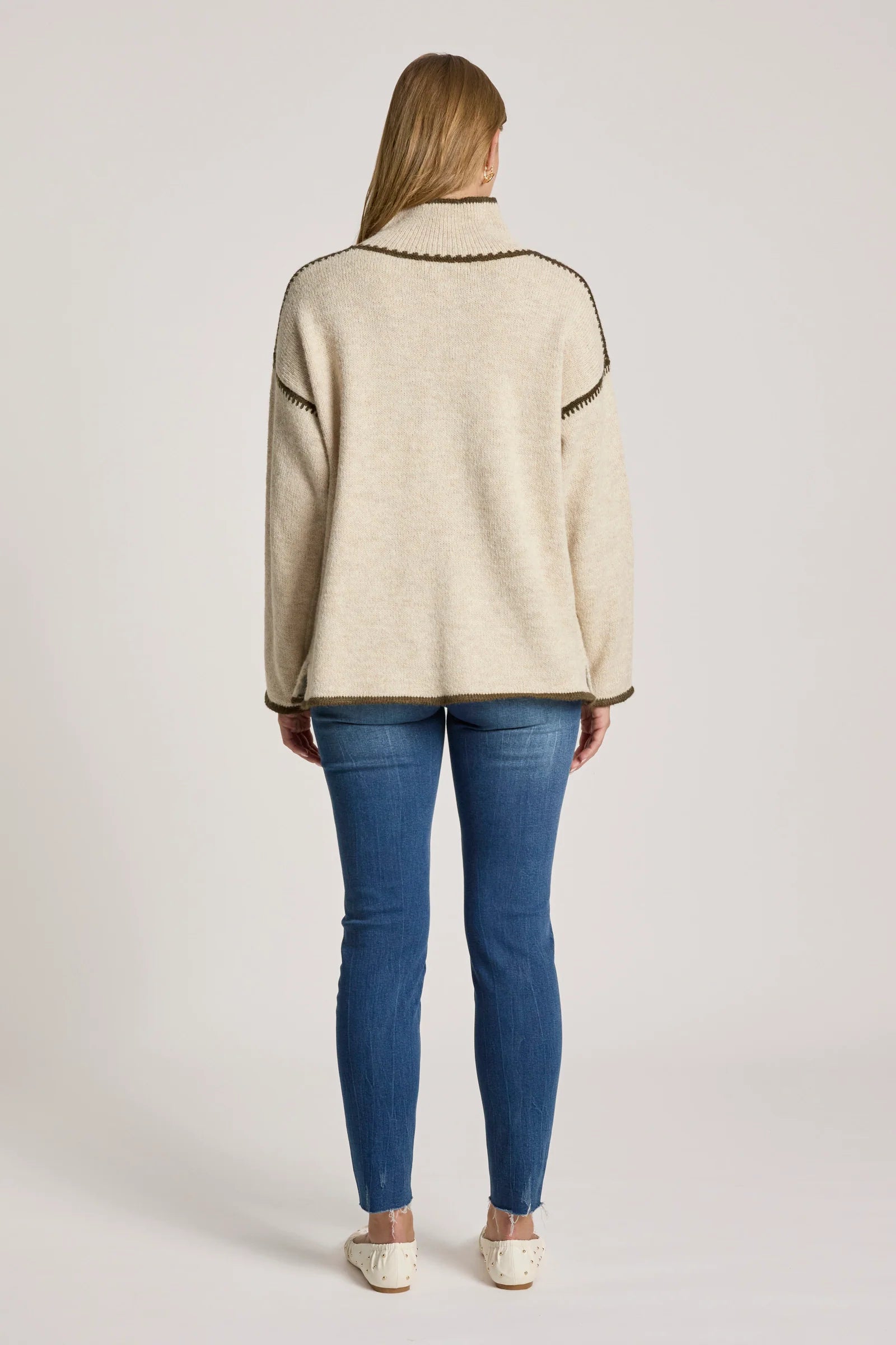 EB & IVE Orin Jumper DUNE/OLIVE