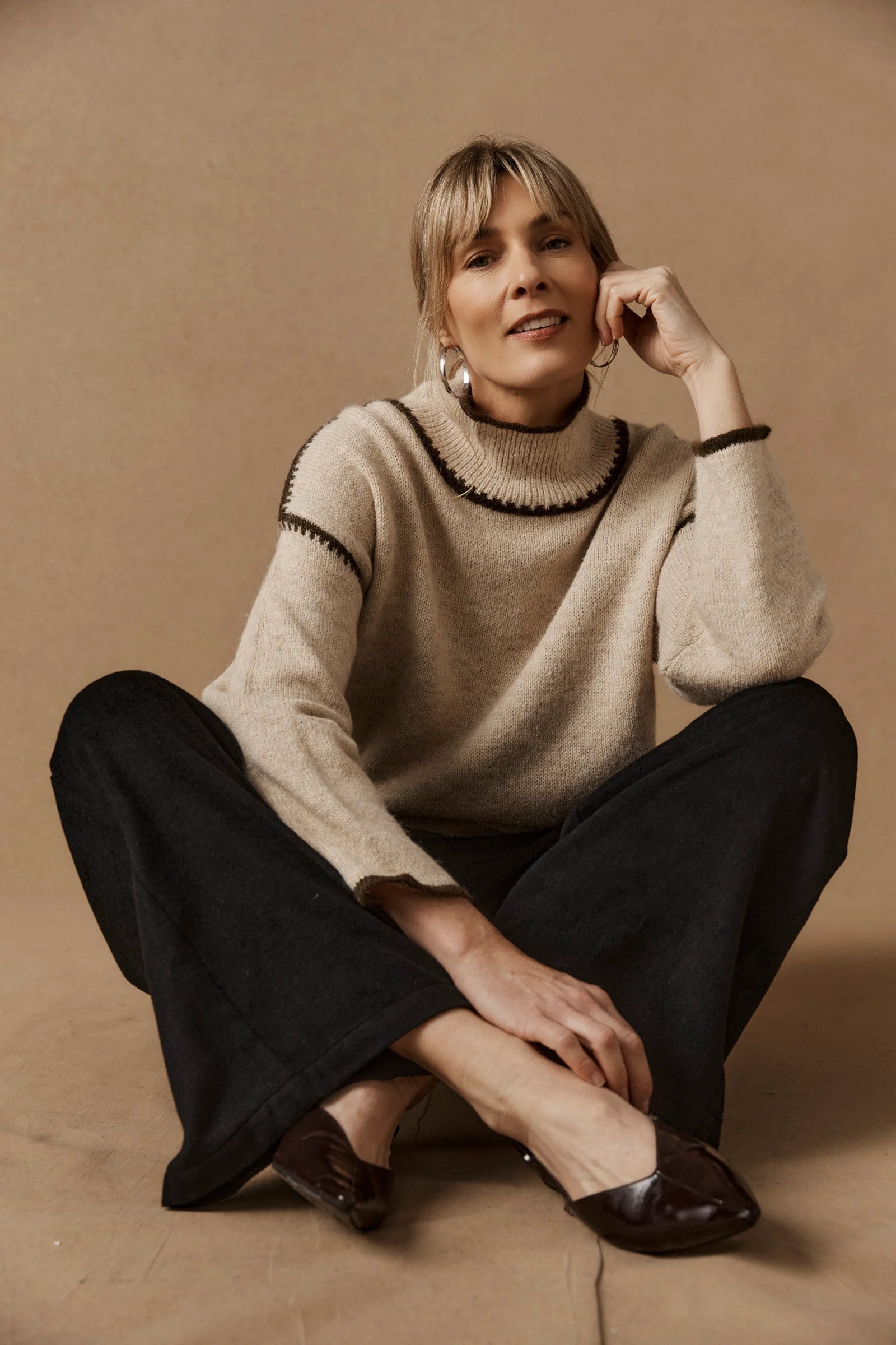 EB & IVE Orin Jumper DUNE/OLIVE