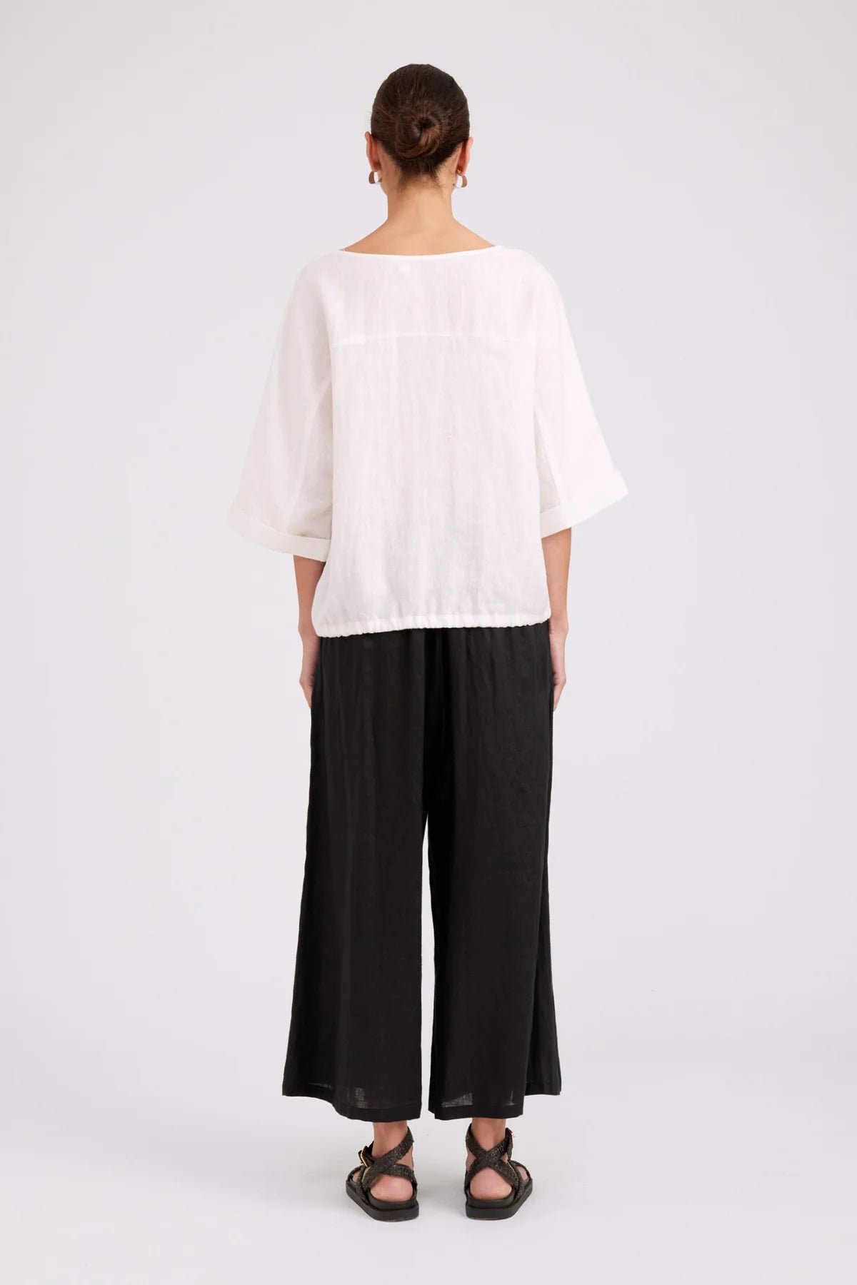 EB & IVE Studio Button Top / Jacket WHITE