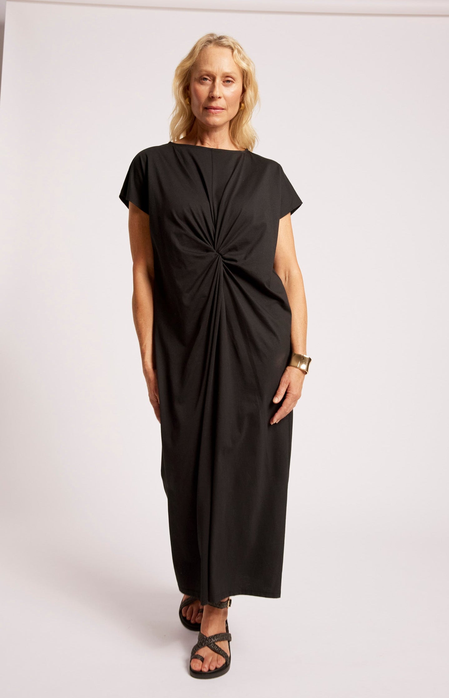 EB & IVE Casa Twist Dress BLACK