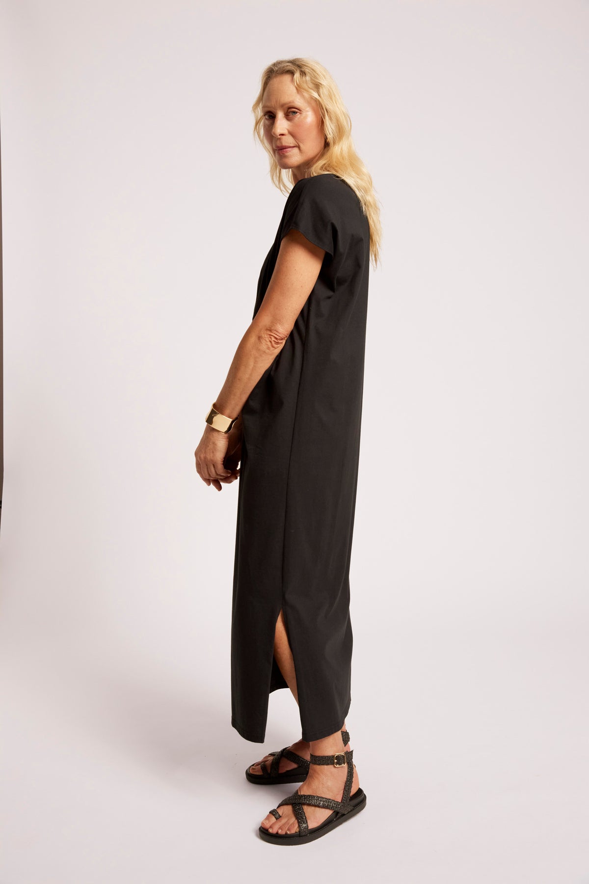 EB & IVE Casa Twist Dress BLACK