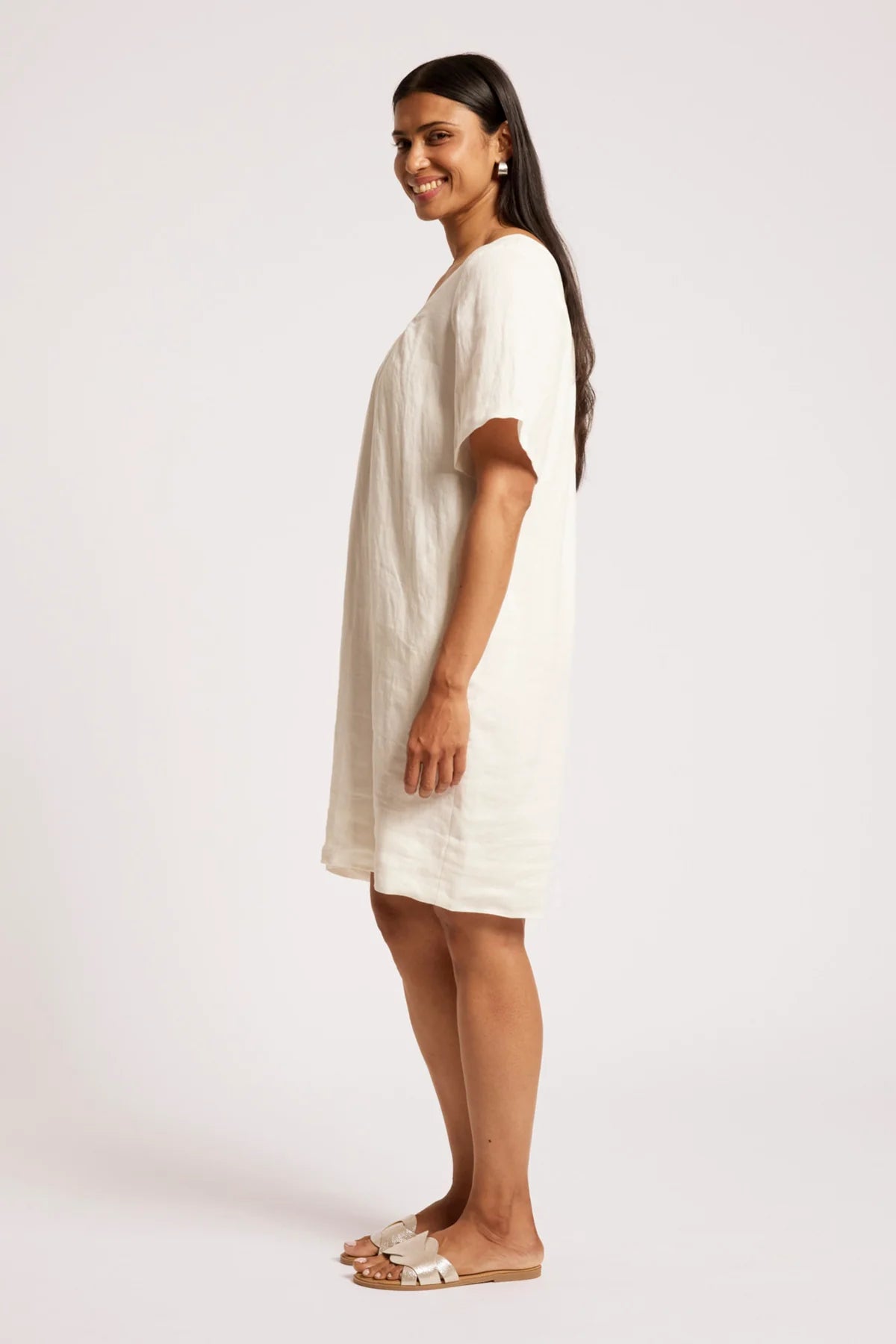 EB & IVE Cove Dress WHITE