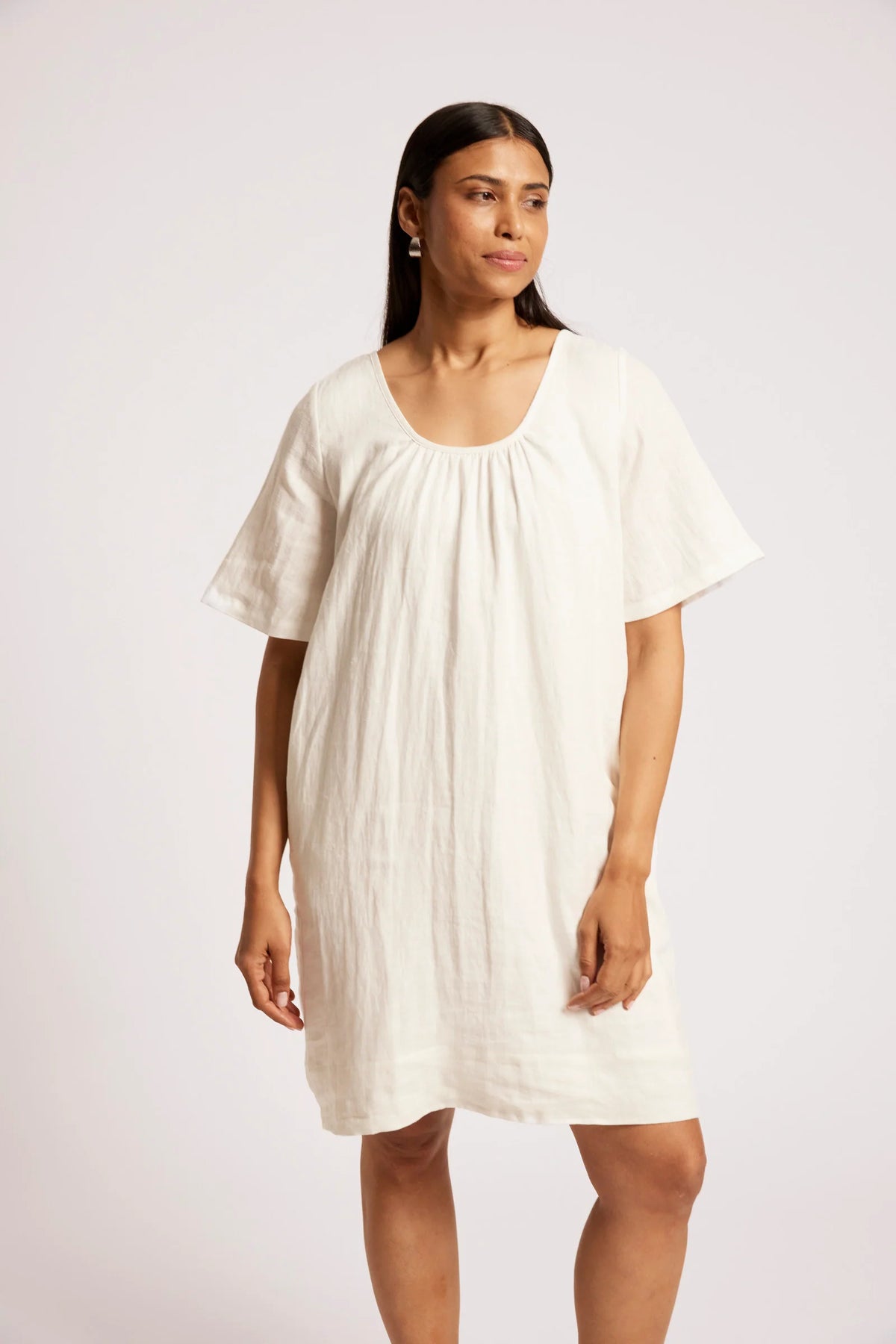 EB & IVE Cove Dress WHITE