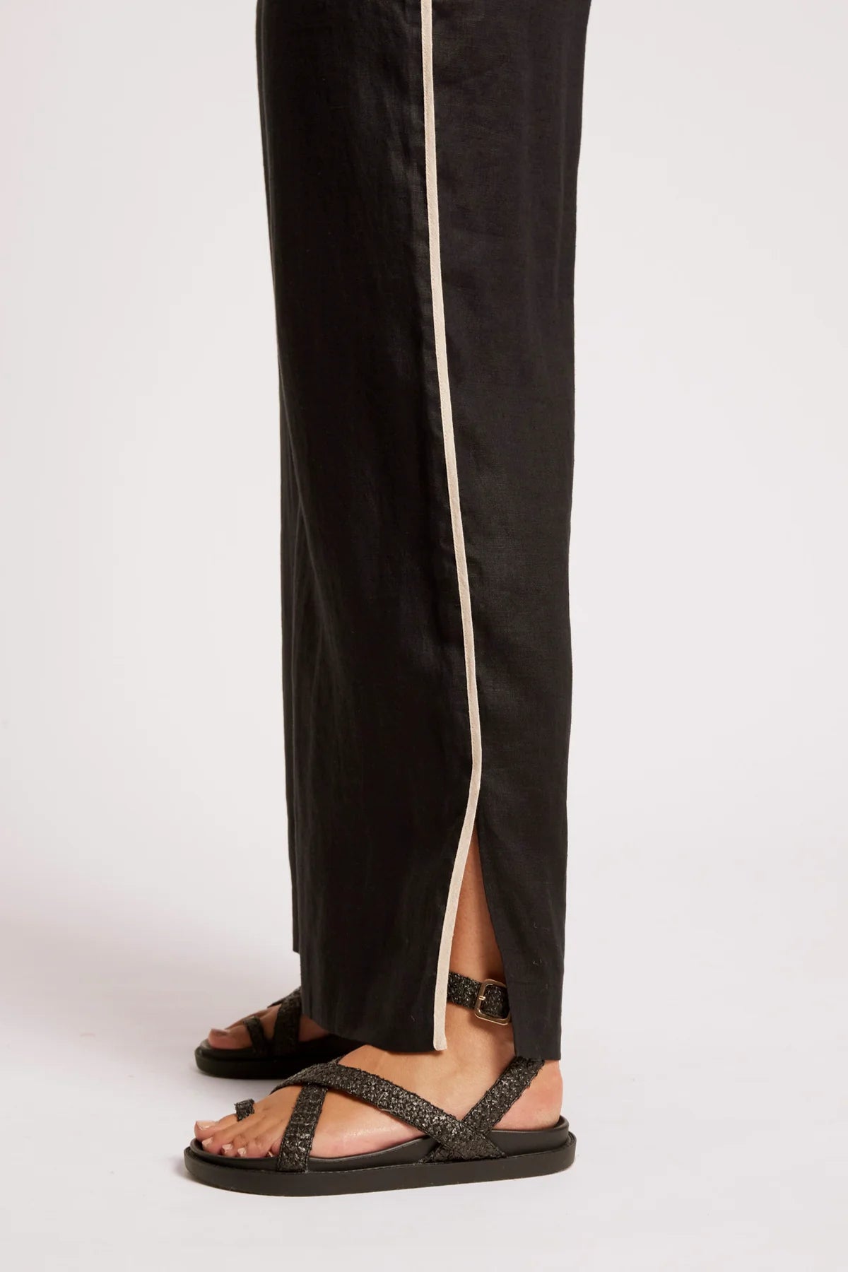 EB & IVE Maris Splice Pant TUSK/BLACK
