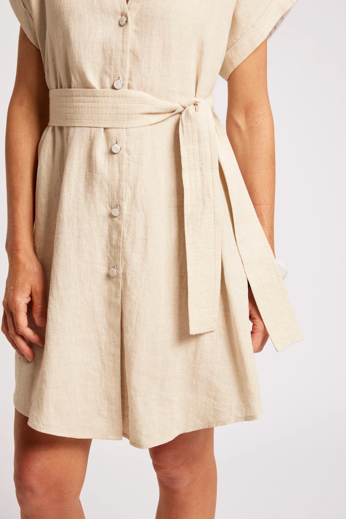 EB & IVE Maris Shirt Dress TUSK