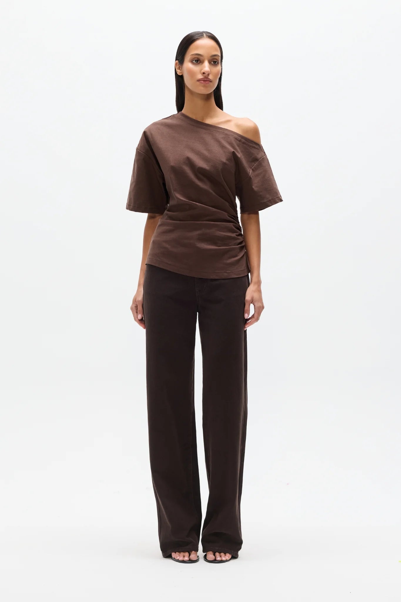 BAYSE Suki Top CHOCOLATE
