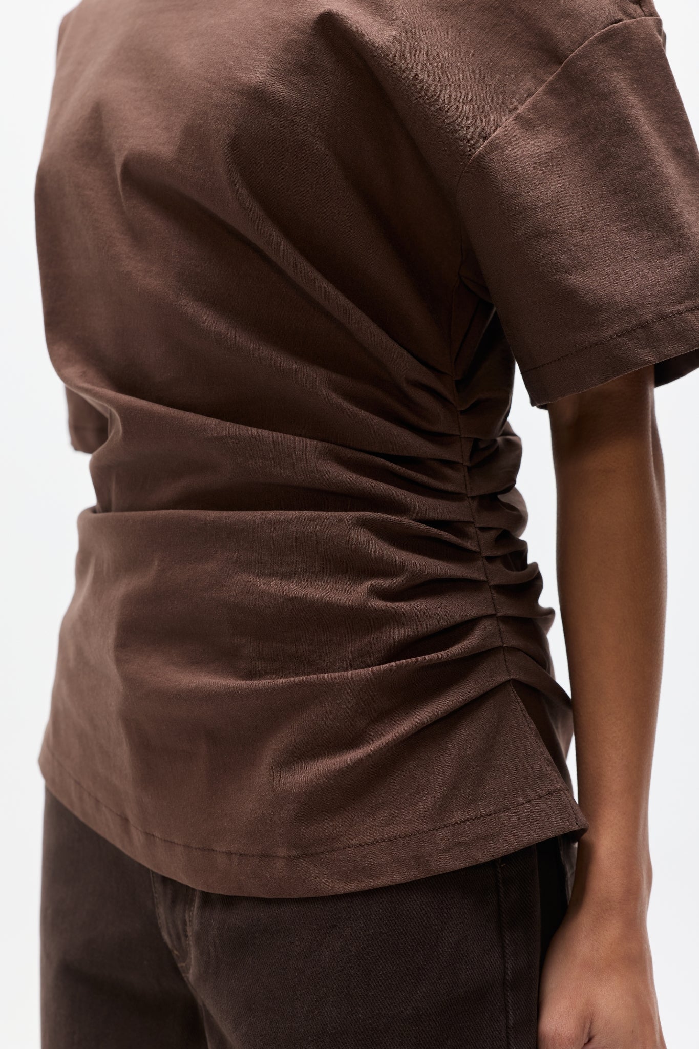 BAYSE Suki Top CHOCOLATE
