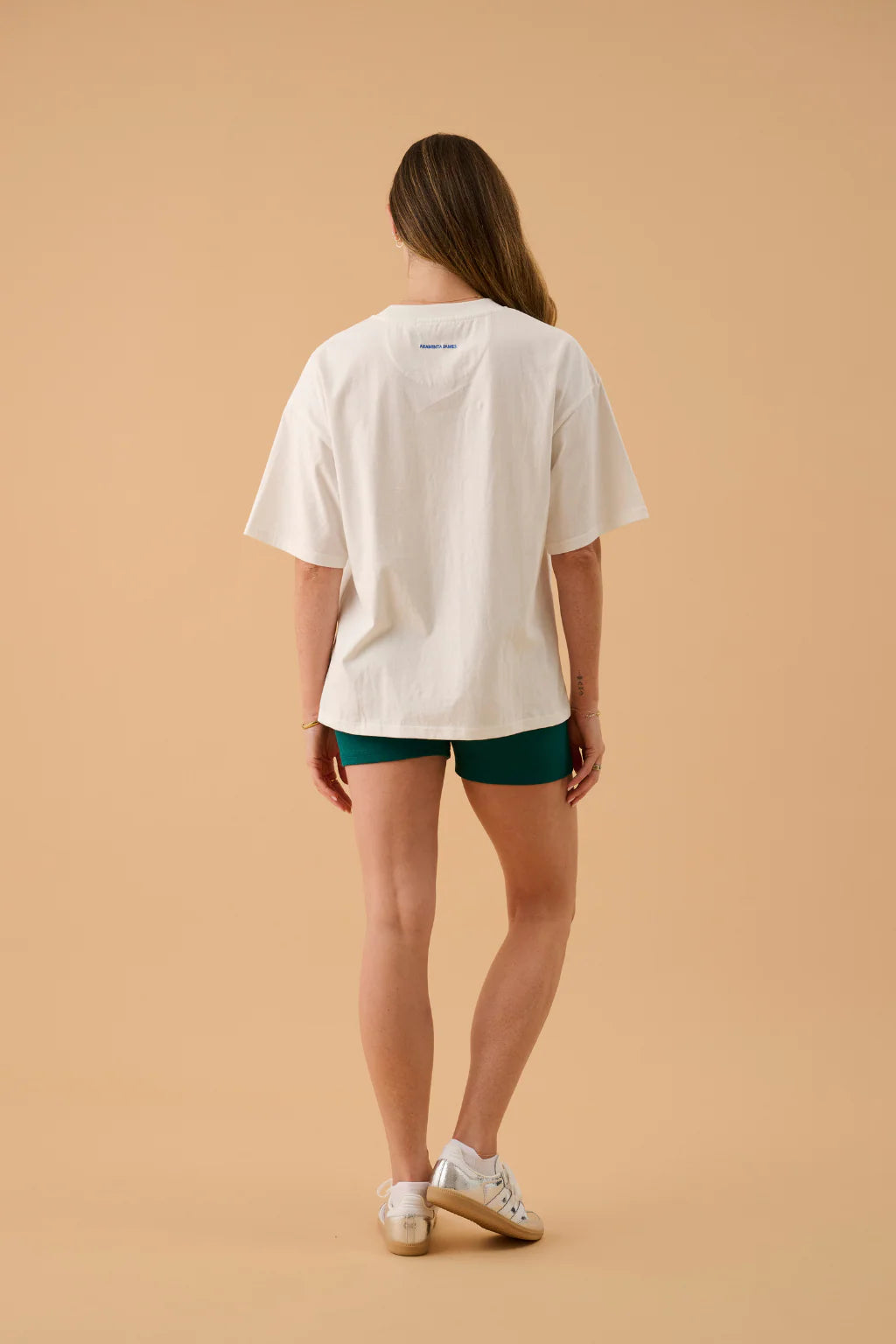 ARAMINTA JAMES Sun Oversized Tee WARM WHITE
