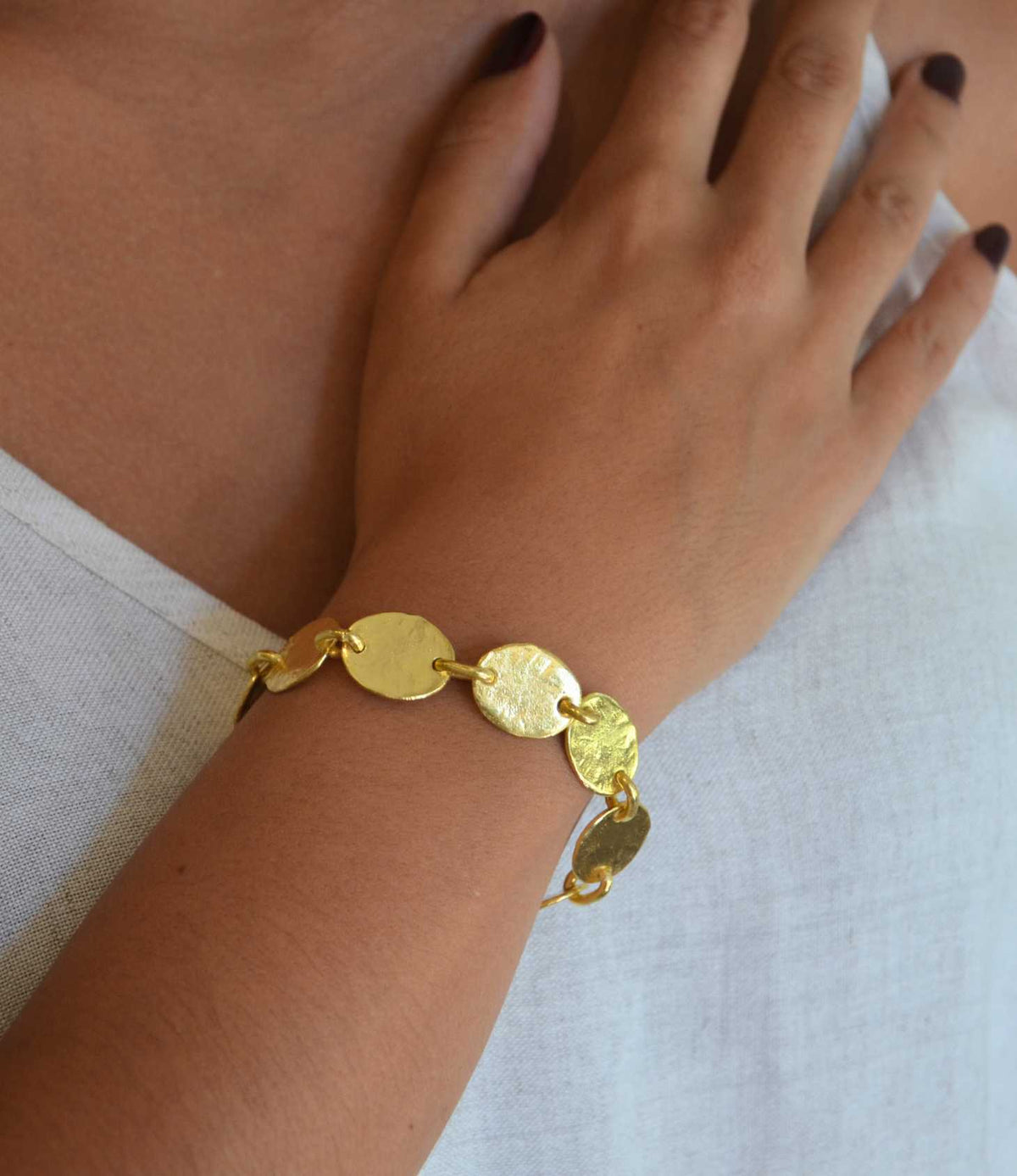 PATARA Santorini Coin Link Bracelet