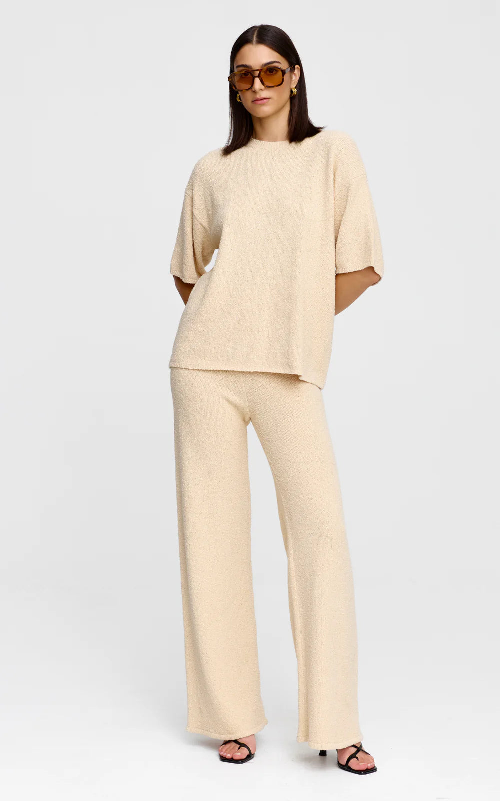 KINNEY Camden Knit Tee NATURAL