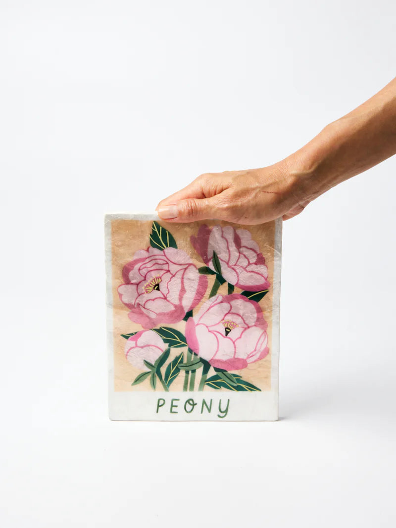 JONES & CO Market Wall Art PEONY